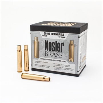 Picture of Nosler Unprimed Brass Rifle Cartridge Cases 50/ct .30-06 Sprg 10226