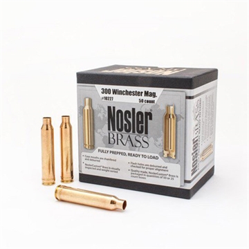 Picture of Nosler Premium Brass Unprimed Cases 300WinMag Rifle Brass 50/Box 10227