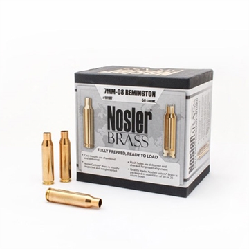 Picture of Nosler Unprimed Brass Rifle Cartridge Cases 50/ct 7mm-08 10187