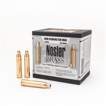 Picture of Nosler Premium Brass Unprimed Cases 7mmRemMag Rifle Brass 50/Box 10185