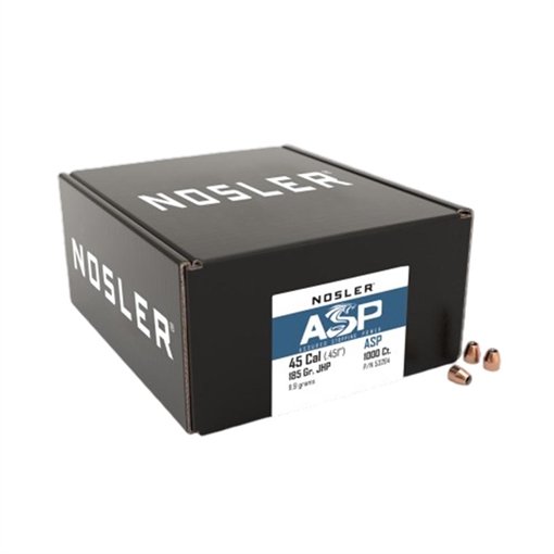 Picture of Nosler Custom Competition Bullets .45 cal .451" 185 gr JHP 1000/ct 53264