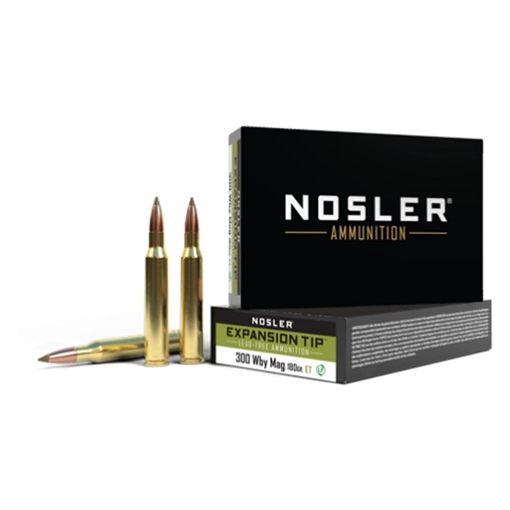 Picture of Nosler Nosler Expansion Tip Rifle Ammunition 300 WBY. Win. 180 gr. ET SP 20 rd. 40012