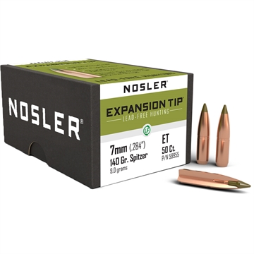 Picture of Nosler E-Tip Lead-Free Hunting Bullets 7mm .284" 140 gr SPTZ E-TIP 50/ct 59955