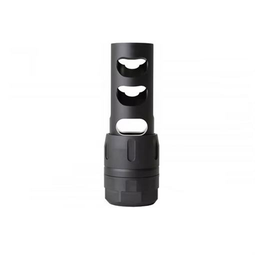 Picture of Nosler Muzzle Brake Muzzle Brake Black 5/8" 24 tpi Threads for 243 Cal 97200