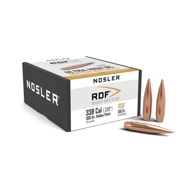 Picture of Nosler RDF Match Bullets .338 cal .338" 300gr HPBT 100/ct 53445