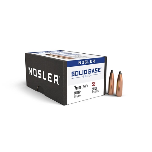 Picture of NOSLER SOLID BASE 7MM 140GR SP 50/3 38056 054041380560