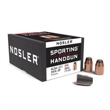 Picture of Nosler Nosler Sporting Handgun Revolver Bullet .44 Cal. 240 gr. Jacketed Soft Point 250 pk. 44868