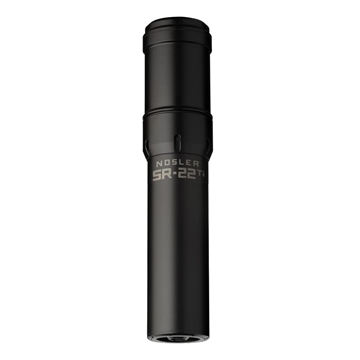 Picture of Nosler SR-22 Ti Suppressor 1/2x28 .22 Cal 7.53" Black 90625