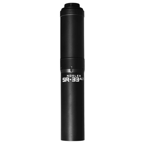 Picture of Nosler SR-33 ALTi Direct Thread Suppressor .338 Magnum - Black w/HUB Adapter 90665