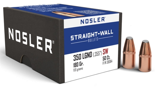 Picture of NOSLER STRAIGHT-WALL 350LEG 180GR PP 50/3 38064 054041380645