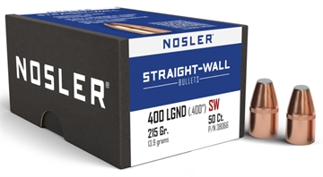 Picture of NOSLER STRAIGHT-WALL 400LEG 215GR PP 50/3 38066 054041380669