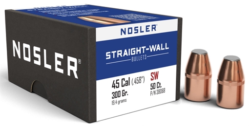 Picture of NOSLER STRAIGHT-WALL 458 300GR PP 50/3 38068 054041380683