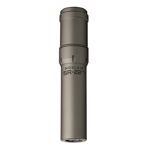 Picture of Nosler SR-22 Ti Suppressor 1/2x28 .22 Cal 7.53" Grey 90628