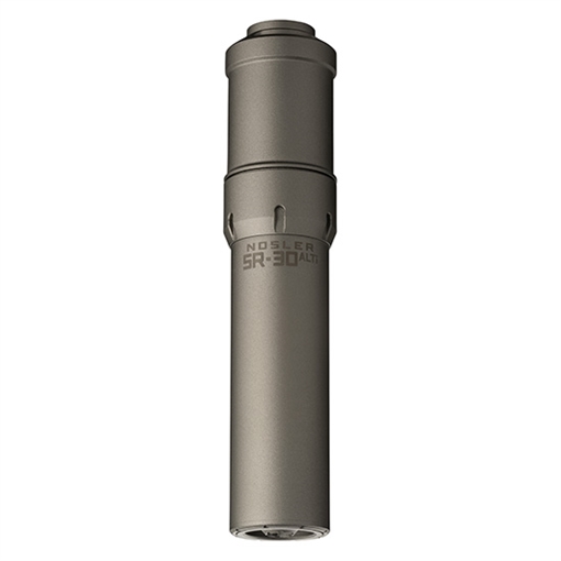 Picture of Nosler SR-30 ALTi Suppressor 5/8x24 .30 Cal 7.96" Grey 90622