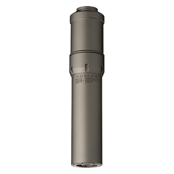 Picture of Nosler SR-30 ALTi Suppressor 5/8x24 .30 Cal 7.96" Grey 90622