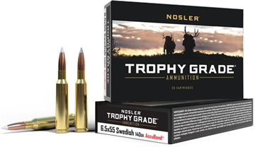 Picture of Nosler Trophy Grade 6.5x55Swedish 140gr Nosler AccuBond 20 Per Box/10 Case 60022