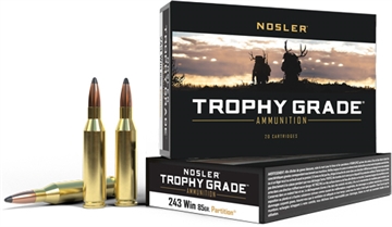Picture of Nosler Trophy Grade 243Win 85gr Nosler Spitzer Partition 20 Per Box/10 Case 60002