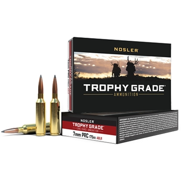 Picture of Nosler Nosler Trophy Grade Long Range Rifle Ammunition 7mm PRC 175 gr. ABLR SP 20 rd. 61239