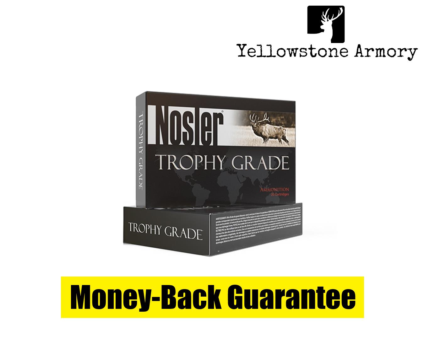 Nosler trophy grade rifle ammunition 30 200 gr ab sp 20 rd 61012