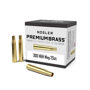 Picture of Nosler Unprimed Brass Rifle Cartridge Cases 25/ct .300 H&H 11800