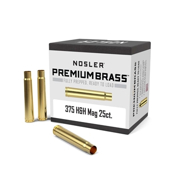 Picture of Nosler Unprimed Brass Rifle Cartridge Cases .375 H&H 25/ct 11930