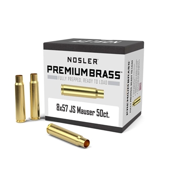 Picture of Nosler Unprimed Brass Rifle Cartridge Cases 50/ct 8x57mm JS Mauser 11888