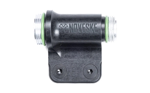 Picture of Noveske Single Cell Offset, Weapon Light Body Mount, Compatible with Surefire E-Series and 3 Volt Scout Light, Left Handed, Anodized Finish, Black 05002588