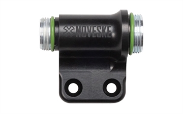 Picture of Noveske Single Cell Offset, Weapon Light Body Mount, Compatible with Surefire E-Series and 3 Volt Scout Light, Right Handed, Anodized Finish, Black 05002513