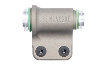 Picture of Noveske Single Cell Offset, Weapon Light Body Mount, Compatible with Surefire E-Series and 3 Volt Scout Light, Left handed, Anodized Finish, Flat Dark Earth 05002589