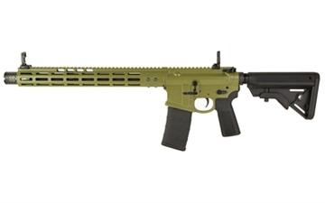 Picture of Noveske N4, Semi-automatic Rifle, AR-15, 556NATO, 13.7" Pinned (16" OAL), Cerakote Finish, Bazooka Green, 30 Rounds, 1 Magazine 02000789-BG