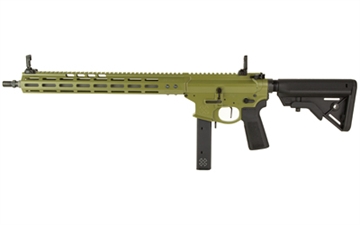 Picture of Noveske NOVESKE9, Semi-automatic Rifle, AR-9, 9MM, 16" Threaded Tri Lug Barrel, Cerakote Finish, Bazooka Green, 32 Round, 1 Magazine 02000833-BG