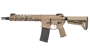 Picture of Noveske Gen 4, Semi-automatic, SBR, 300 Blackout, 10.5", Flat Dark Earth, Magpul MOE-K2, 30 Rounds, MLOK, 7075 Aluminum, Collapsible Stock, Dead Air Flash Hider 02000731-FDE