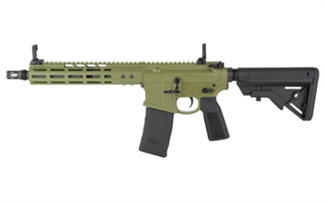 Picture of Noveske Gen 4, Semi-automatic, SBR, 300 Blackout, 10.5", Bazooka Green, Magpul MOE-K2, 30 Rounds, MLOK, 7075 Aluminum, Collapsible Stock, Dead Air Flash Hider 02000731-BG
