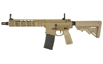 Picture of Noveske Gen 4, Semi-automatic, SBR, 223 Remington, 556NATO, 10.5", Flat Dark Earth, Magpul MOE-K2, 30 Rounds, MLOK, 7075 Aluminum, Collapsible Stock, Dead Air Flash Hider 02000727-FDE