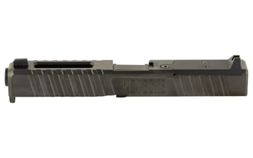 Picture of Noveske DM Slide, Noveske Barrel, DLC Finish, Black, Direct Mount Optics Ready, Fits Glock 17 Gen 3, Includes Noveske End Plate, Cover Plate w/Rear Sight, Front Sight 03002704