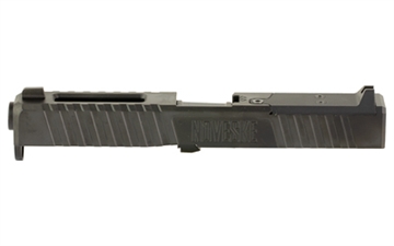 Picture of Noveske DM Slide, Noveske Barrel, DLC Finish, Black, Direct Mount Optics Ready, Fits Glock 17 Gen 4, Includes Noveske End Plate, Cover Plate w/Rear Sight, Front Sight 03002706