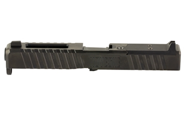 Picture of Noveske DM Slide, Noveske Barrel, DLC Finish, Black, Direct Mount Optics Ready, Fits Glock 17 Gen 5, Includes Noveske End Plate, Cover Plate w/Rear Sight, Front Sight 03002708
