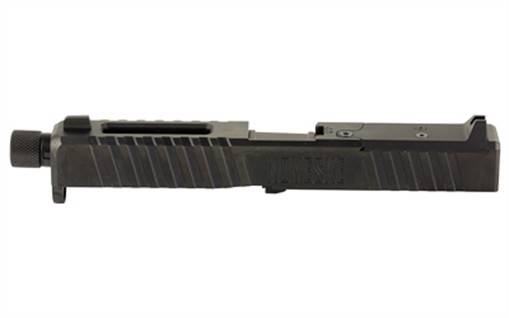 Picture of Noveske DM Slide, Noveske Barrel Threaded 1/2x28, DLC Finish, Black, Direct Mount Optics Ready, Fits Glock 17 Gen 5, Includes Noveske End Plate, Cover Plate w/Rear Sight, Front Sight 03002707