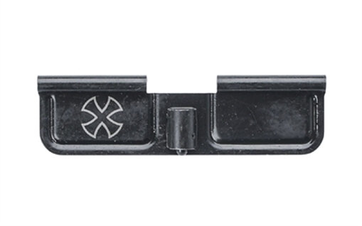 Picture of Noveske Dust Cover, Iron Cross, Fits AR Rifles, Black, Ejection Port Cover Kit, Includes: Dust Cover, Rod, Spring, and Clip 05001346