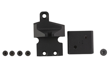 Picture of Noveske DM Slide, DLC Finish, Black, Forward Mounted Rear Sight, For Use With Holosun 509T, Fits Noveske Direct Mount Slide, Includes 509T Mounting Plates, Fits Glock 17/19 05002703