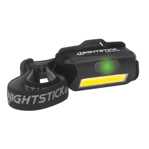 Picture of Nightstick USB-4510B Multi-Flood Black 35/60/250 Lumens Green/Red/White LED Bulb Clip-On/Black Strap USB4510B