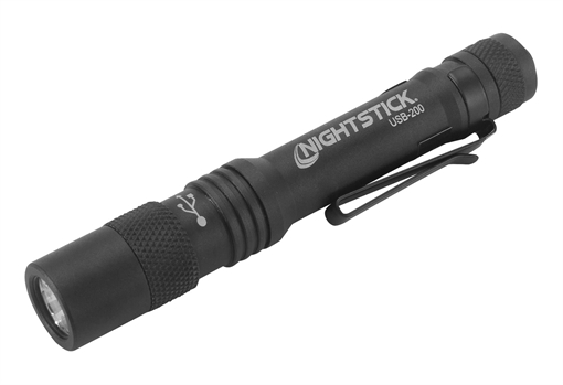 Picture of NIGHTSTICK METAL USB FLASHLIGHT LI-ION - BLACK USB-200