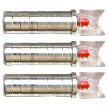 Picture of NuFletch NuFletch Ignitor Crossbow Nocks Red Moon .295 X Bolt 3 pk. IGNT-295-RED/3PK
