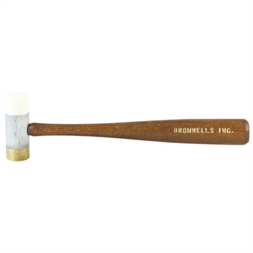 Picture of Brownells HAMMER, BRASS/NYLON, 1'' 156001