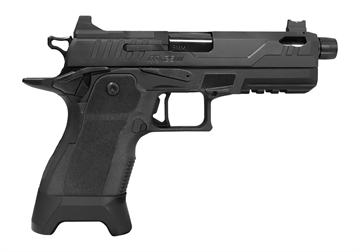 Picture of Oa Defense OA2311COMPACTPROPTBBLK 2311 Pro Compact 9mm Luger 17+1 4.25" Black DLC Threaded Barrel, Black Steel Optic Ready/Serrated Slide, Black Aluminum Frame w/Picatinny Rail, Black Polymer Grip, Am