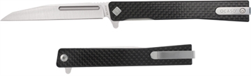 Picture of OCASO KNIVES SOLSTICE 3.4"FLDR CARBON FIBER/SATIN WHARNCLIFFE 8WFS
