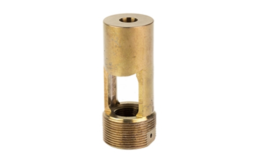 Picture of Otter Creek Labs OPS/AE Muzzle Brake, For Use with Ops Inc 12 Model, AEM5 and OCM5 Suppressors, Raw Heat Treat Finish, Gold OCL-402