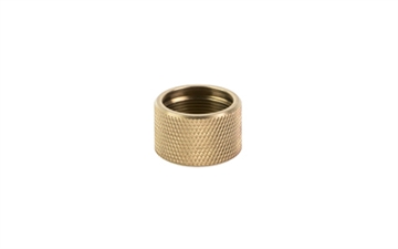 Picture of Otter Creek Labs OPS/AE/OC Thread Protector, For Use with Ops 12, AEM and OCM Pattern Muzzle Devices, Raw Heat Treat Finish, Gold OCL-304