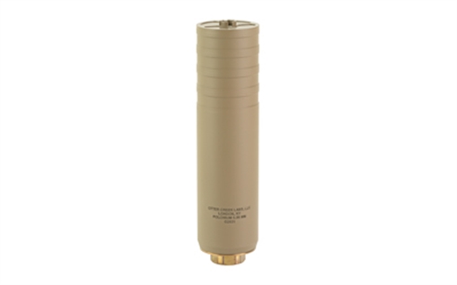 Picture of Otter Creek Labs Polonium, Rifle Suppressor, 556NATO, Threaded 1.375x24, Stainless Steel Construction, Cerakote Finish, Flat Dark Earth POL556FDE
