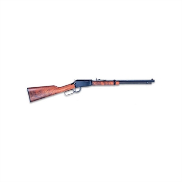 Picture of Henry Frontier 22 LR 16 LR/21 Short 20" Octagon Barrel, Black Metal Finish & American Walnut Stock H001T